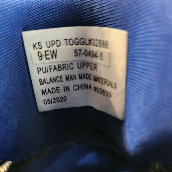 Blue Grey & White Sneakers for Men Size 9 EW - Picture 9 of 9